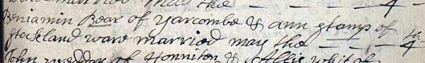 Benjamin baptism 1746